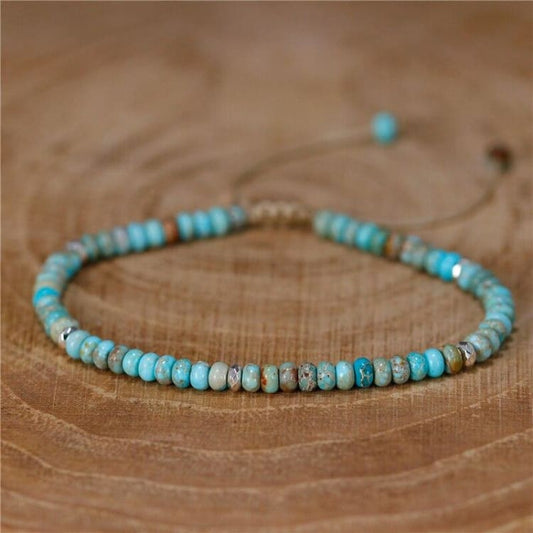 Bracelet fin en Amazonite - Bracelet