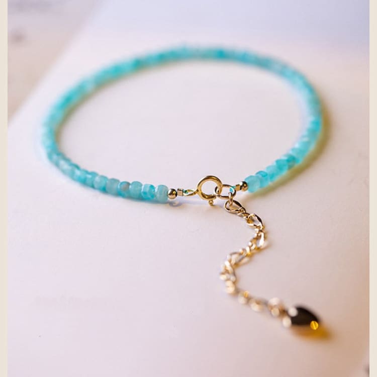 Bracelet fin en Amazonite Image