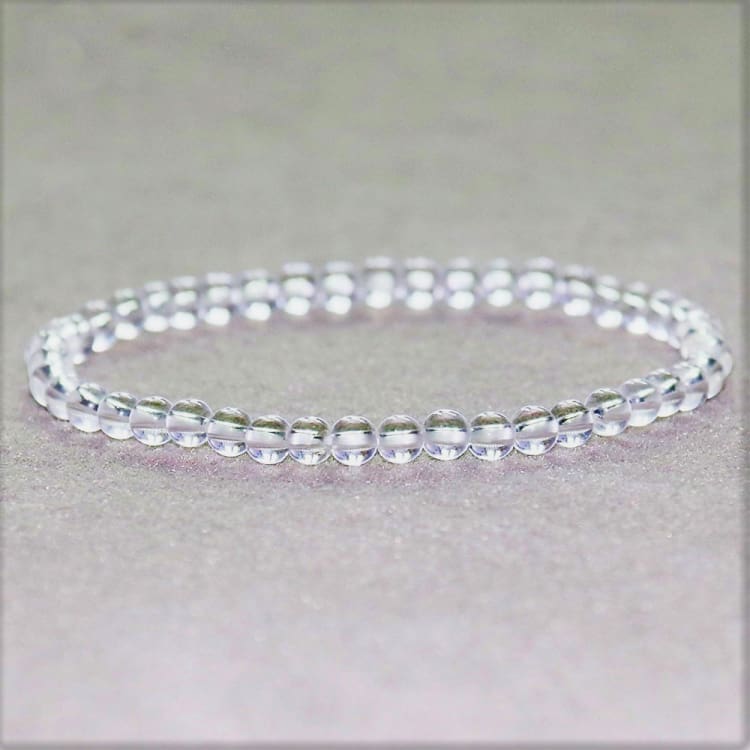 Bracelet fin en Cristal de Roche - Bracelet