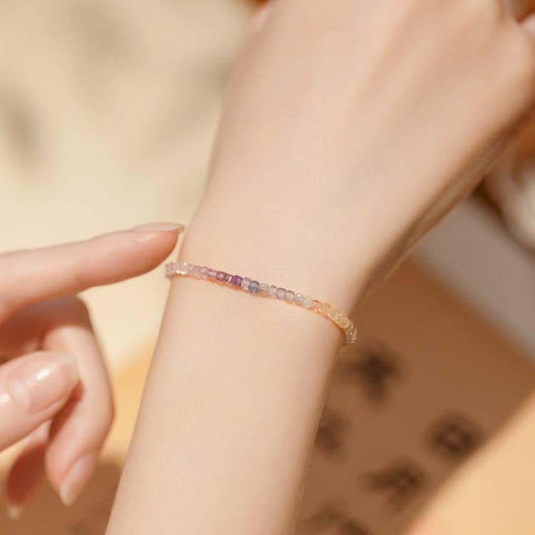 Bracelet fin en fluorite Image
