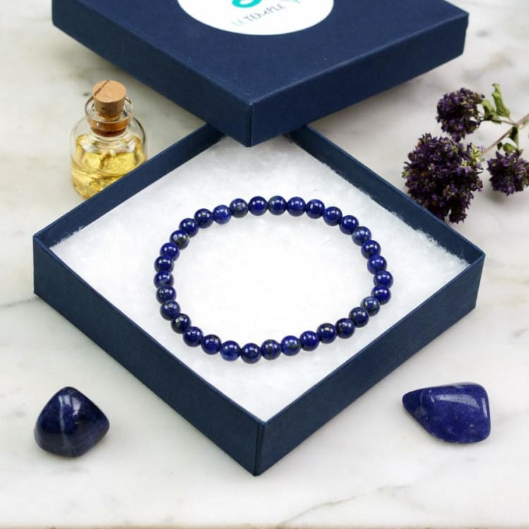 Bracelet fin en Lapis Lazuli - Bracelet