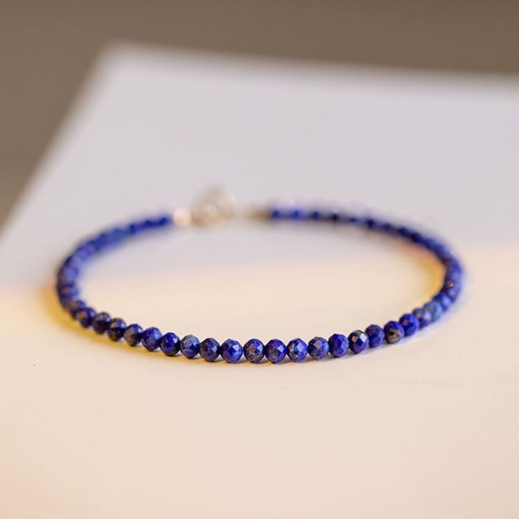 Bracelet fin en Lapis Lazuli