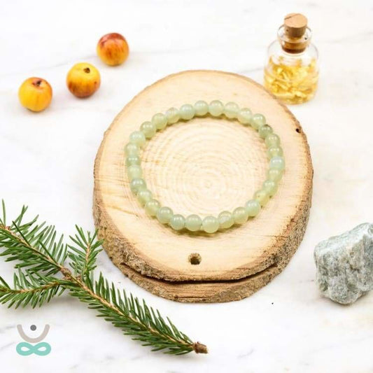 Bracelet fin en perles de Jade - Bracelet