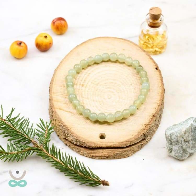 Bracelet fin en perles de Jade - Bracelet