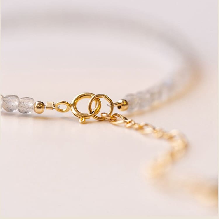 Bracelet fin en Pierre de Lune