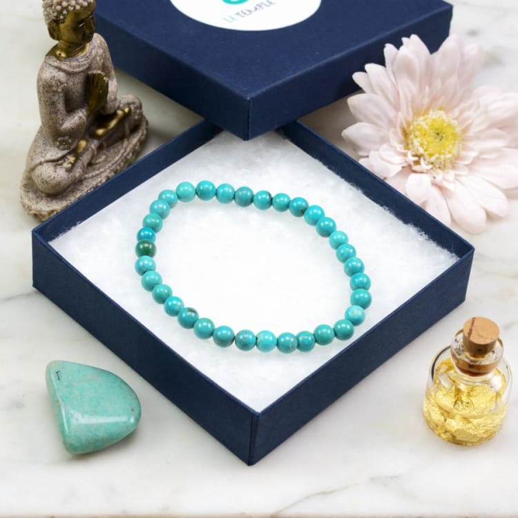 Bracelet fin en Turquoise - Bracelet