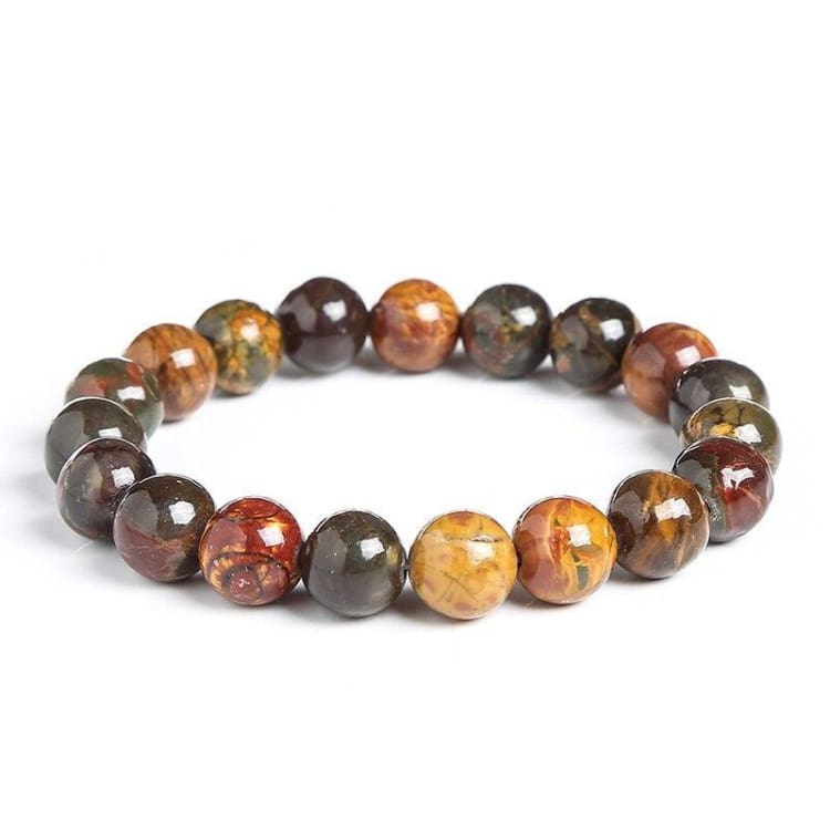Bracelet ’Force de la Terre’ en Jaspe Picasso - bracelet jaspe picasso