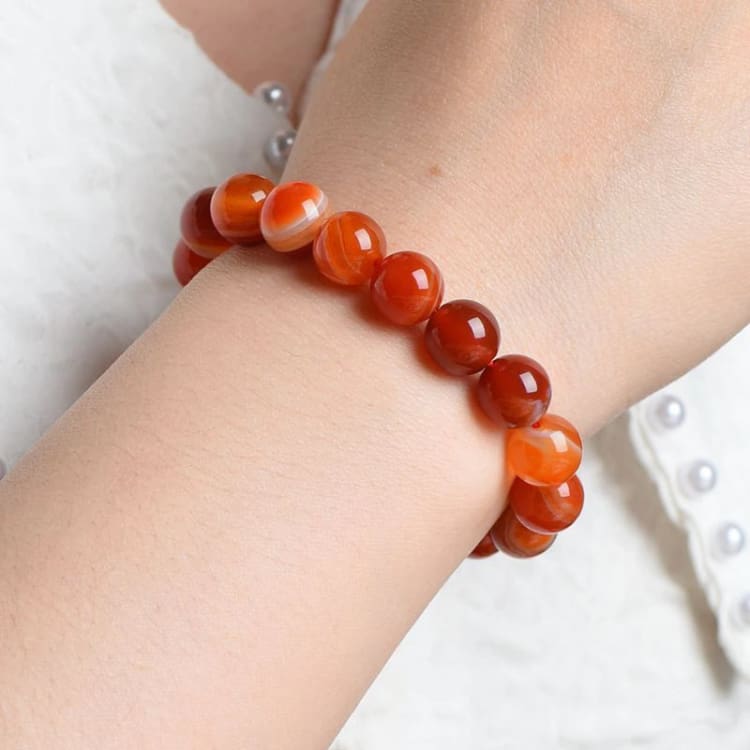 Bracelet ’Force’ en Cornaline - Bracelet
