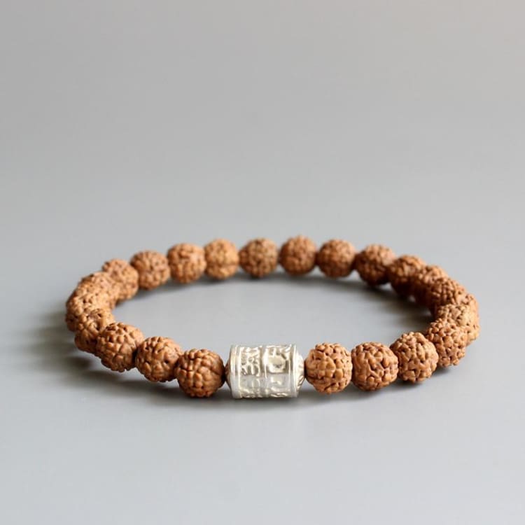 Bracelet ’Graines de Rudraksha’ - Bracelet