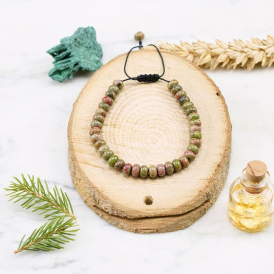 Bracelet Harmonie en Unakite - Bracelet