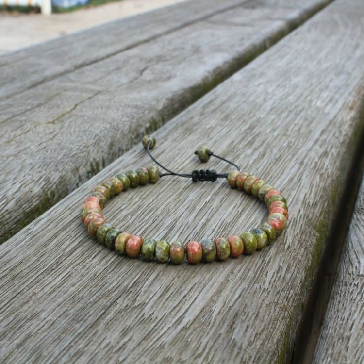 Bracelet Harmonie en Unakite - Bracelet Unakite