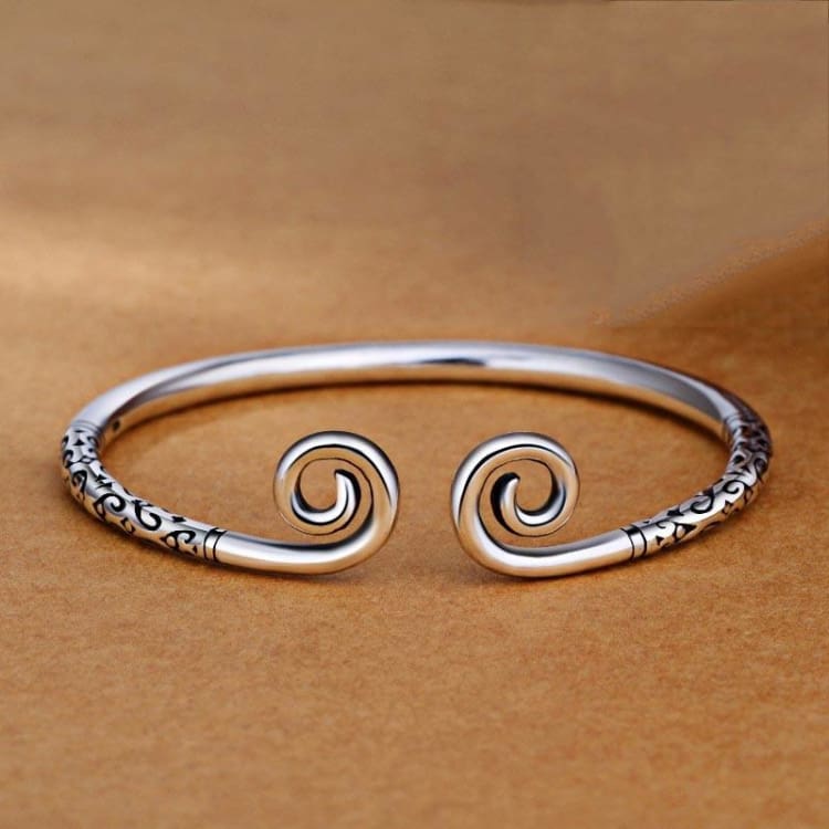 Bracelet ’Inspiration Nordique’ en Argent Sterling 925 - Argenté - bracelet