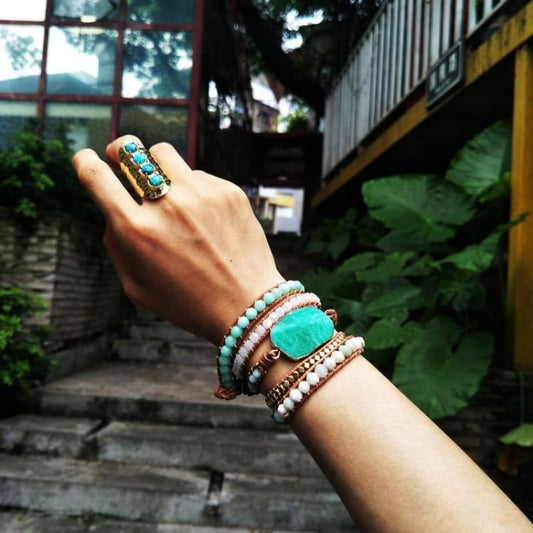 Bracelet Joie en Amazonite - Bracelet