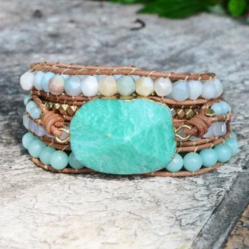 Bracelet Joie en Amazonite - Bracelet Amazonite