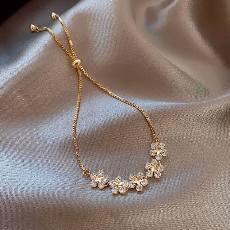 Bracelet ’Lumière de jardin - Plaqué OR - bracelet