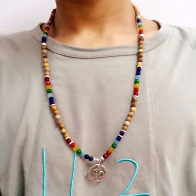 Bracelet Mâla De Guérison 7 Chakras 108 Perles - Bracelet