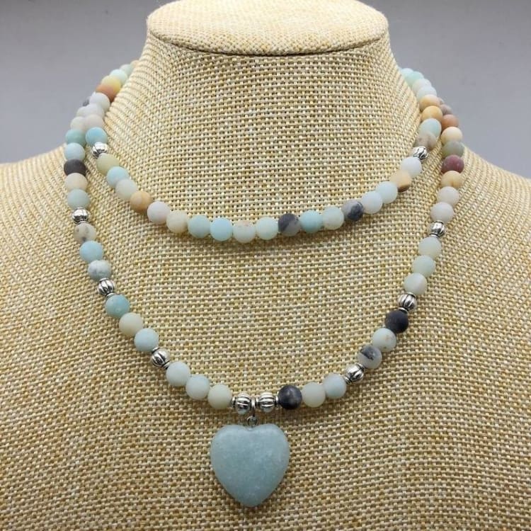 Bracelet Mala De Lamour En Amazonite - Bracelet