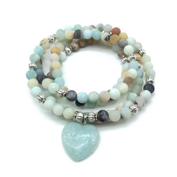 Bracelet Mala De Lamour En Amazonite - Bracelet