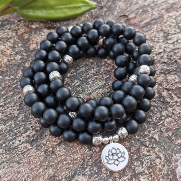 Bracelet Mâla en Onyx - Bracelet
