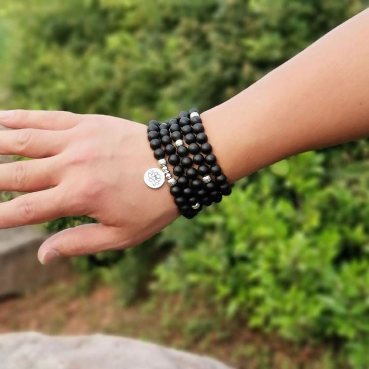 Bracelet Mâla en Onyx - Bracelet