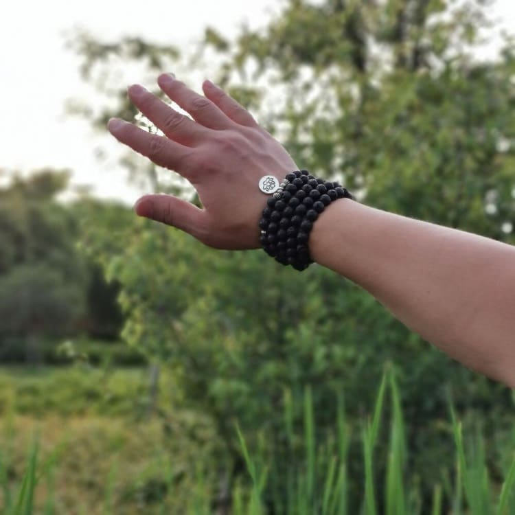 Bracelet Mâla en Pierre de Lave - Bracelet