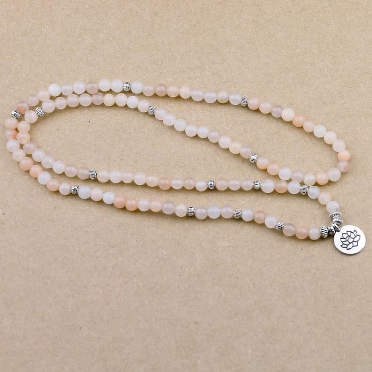Bracelet Mala en Pierre de Lune - Bracelet