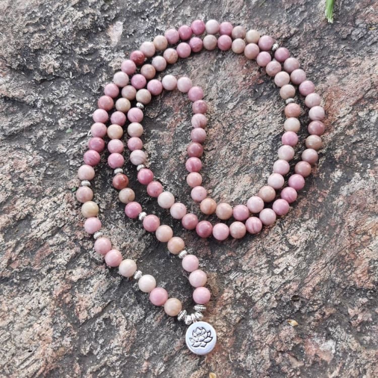 Bracelet Mâla en Rhodochrosite - Bracelet