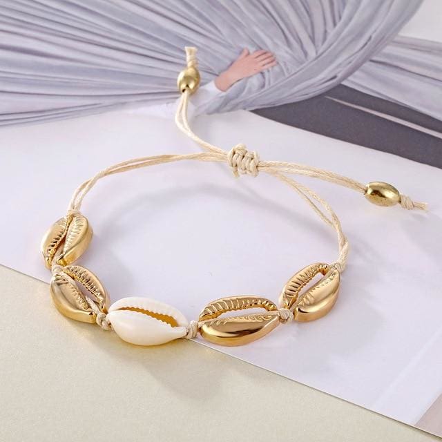 Bracelet Mère des Eaux en coquillage Cauri - Le Prétentieux - Bracelet