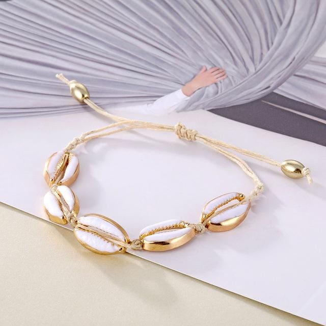 Bracelet Mère des Eaux en coquillage Cauri - L’El Dorado - Bracelet