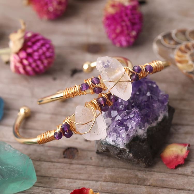 Bracelet ’Montagne de Cristal de Roche’ - bracelet