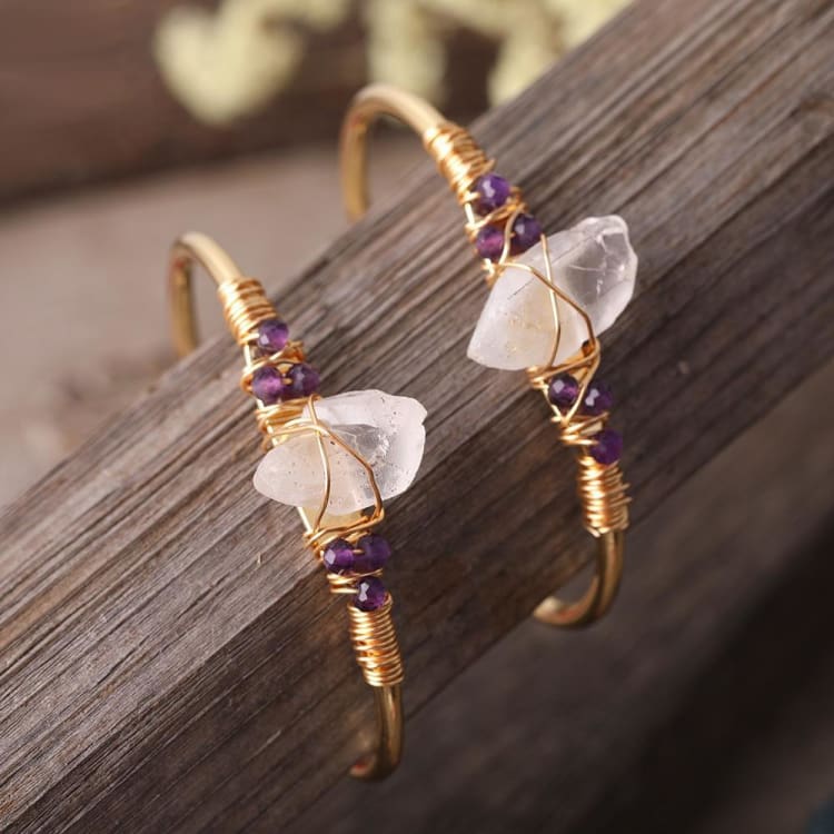 Bracelet ’Montagne de Cristal de Roche’ - bracelet