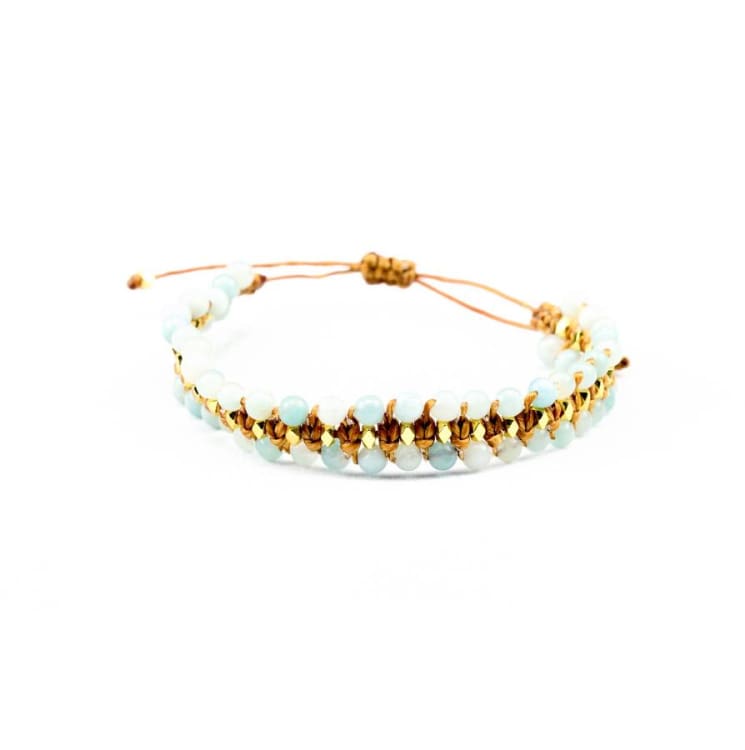 Bracelet Noeuds d’Amazonite - Bracelet