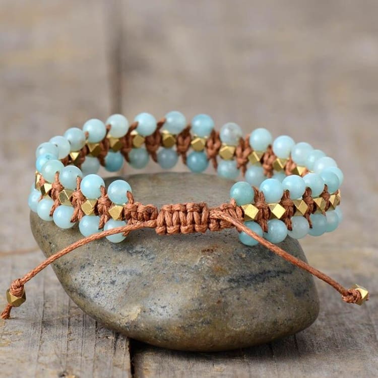 Bracelet Noeuds d’Amazonite - Bracelet
