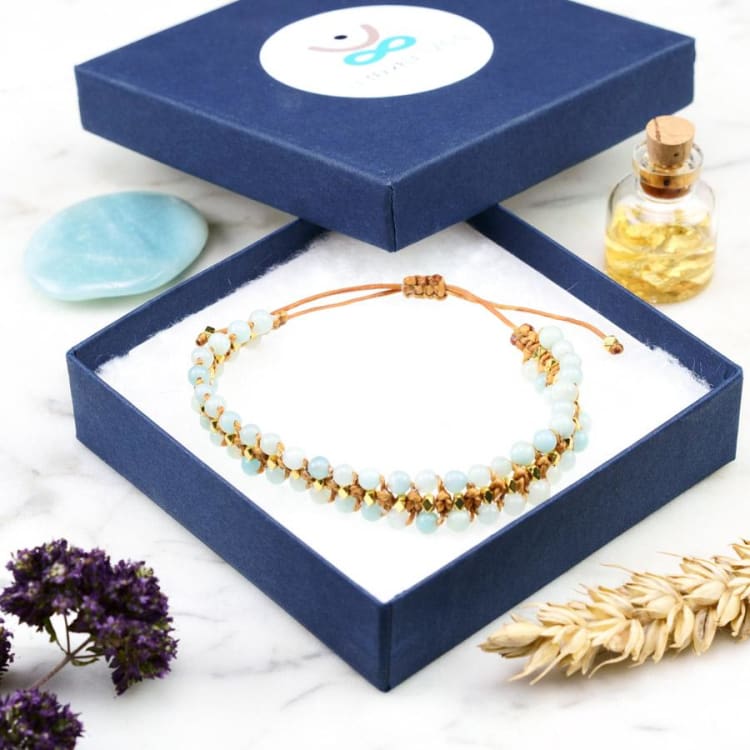Bracelet Noeuds d’Amazonite - Bracelet