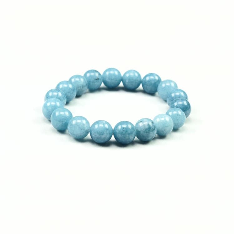 Bracelet perles en Aigue Marine - Bracelet