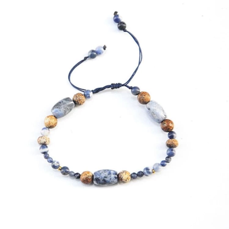 Bracelet peruvien en Sodalite - Bracelet