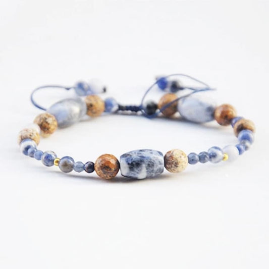 Bracelet peruvien en Sodalite - Bracelet