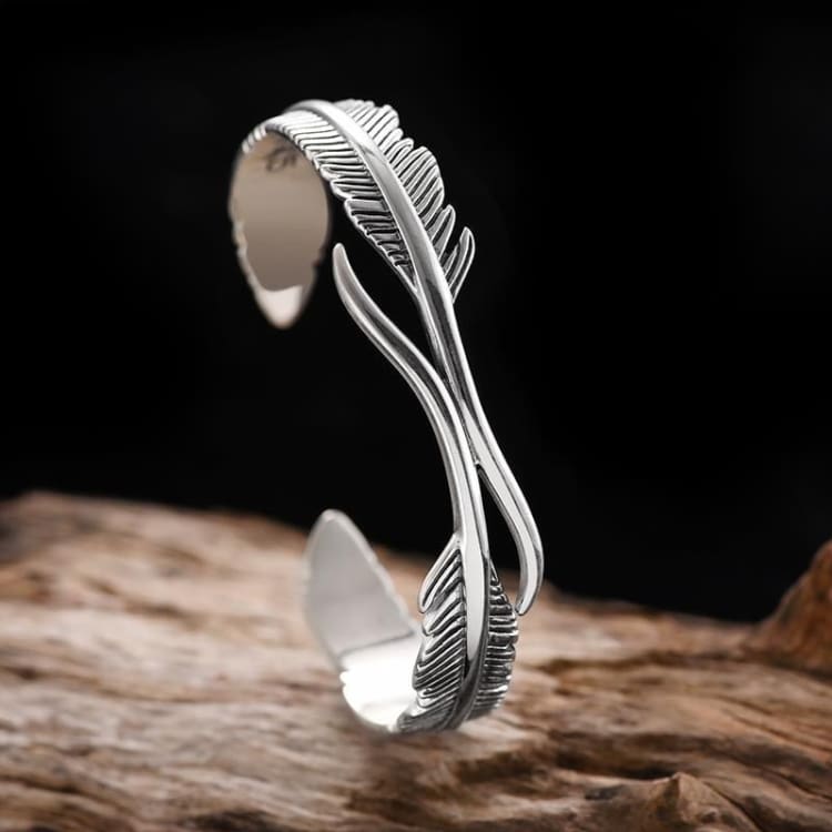 Bracelet plume d’ange ’ le guide spirituelle ’