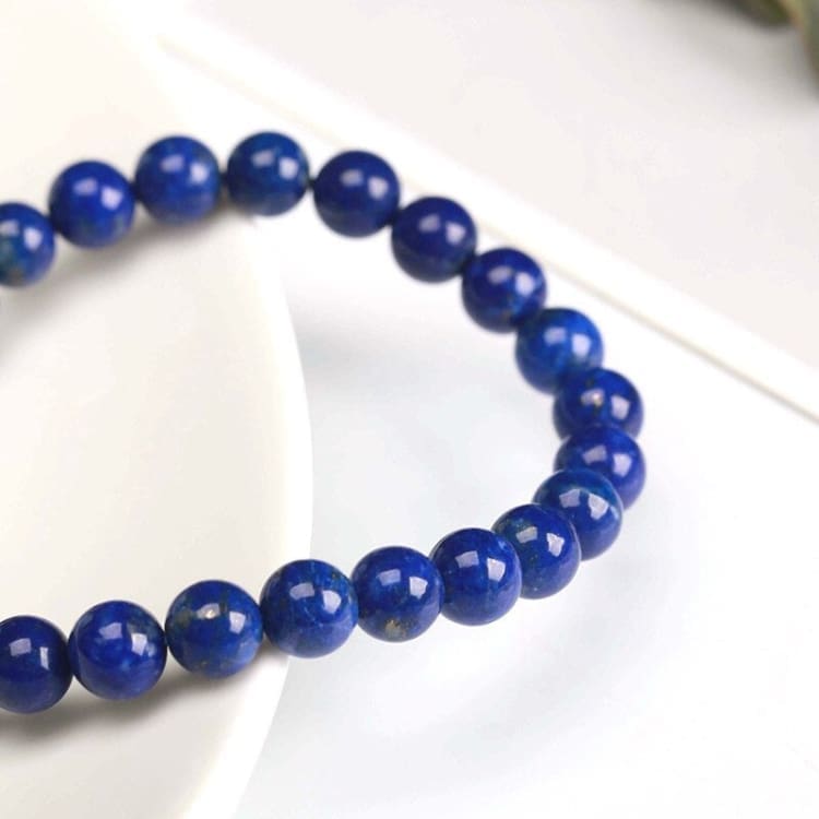 Bracelet Plume en Lapis Lazuli - Bracelet