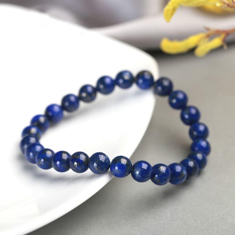 Bracelet Plume en Lapis Lazuli - Bracelet