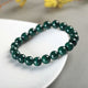 Bracelet ’Positivité’ en Malachite - Malachite 7A / 10 mm - bracelet