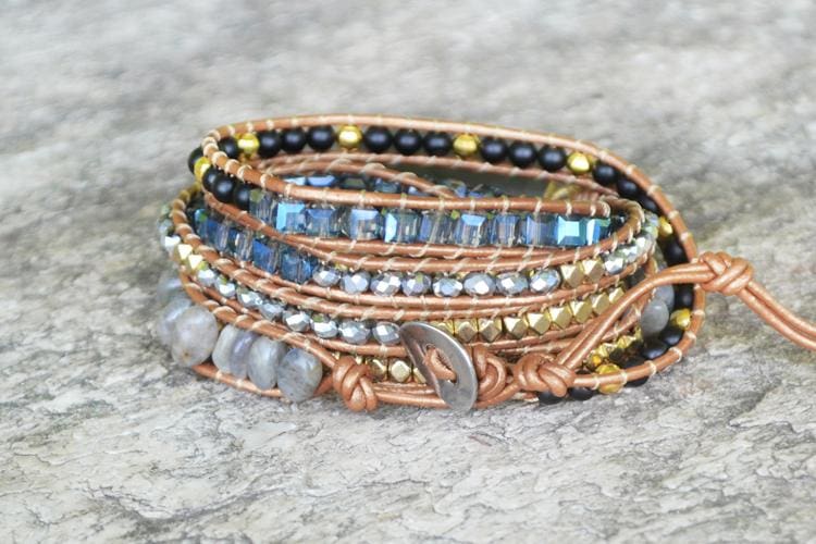 Bracelet protecteur en labradorite - Bracelet