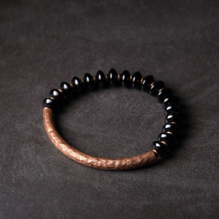 Bracelet Résilience en Cuivre et Onyx - Bracelet Image