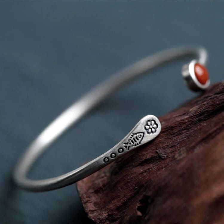 Bracelet Sérénité ouvert en Argent Sterling 925