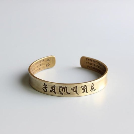 Bracelet Sutra du Coeur en Laiton - bracelet