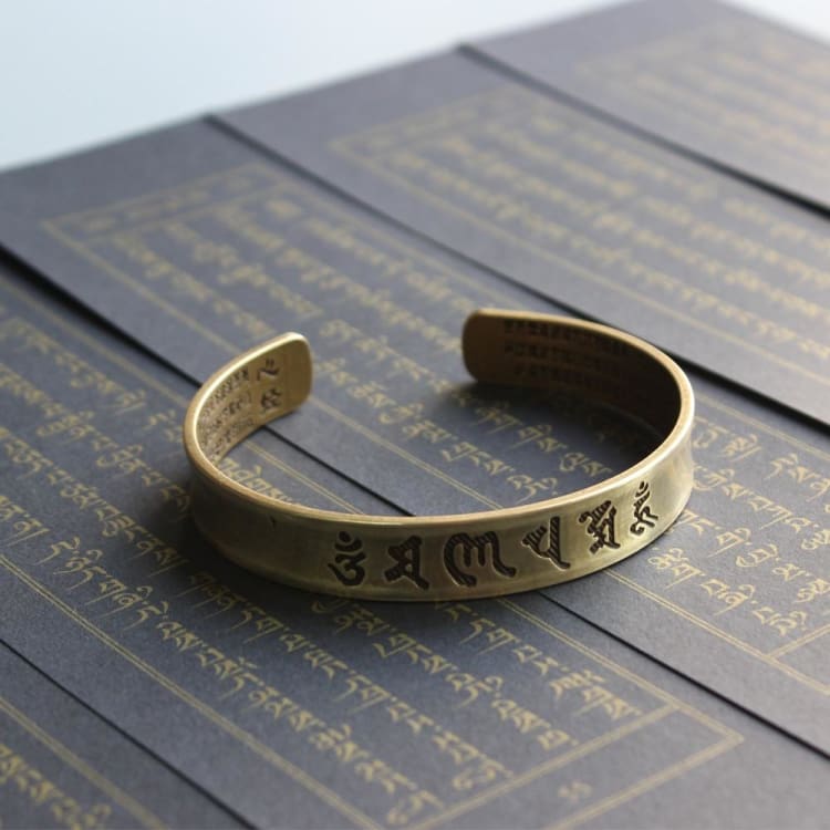 Bracelet Sutra du Coeur en Laiton - bracelet