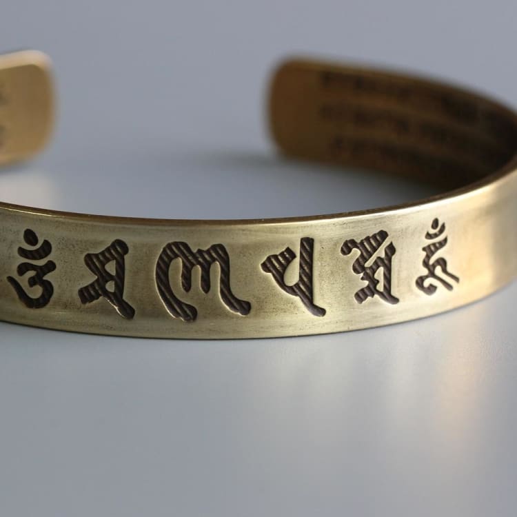 Bracelet Sutra du Coeur en Laiton - bracelet