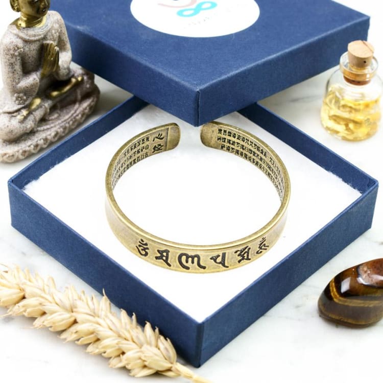 Bracelet Sutra du Coeur en Laiton - bracelet
