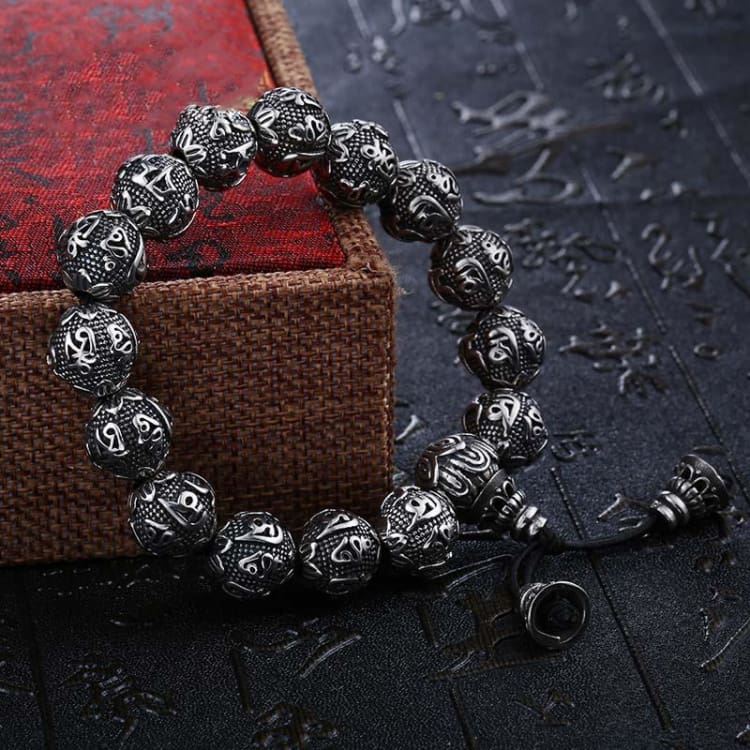 Bracelet tibétain ’Om Mane Padme Hum’ - Bracelet
