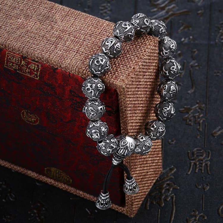 Bracelet tibétain ’Om Mane Padme Hum’ - Bracelet